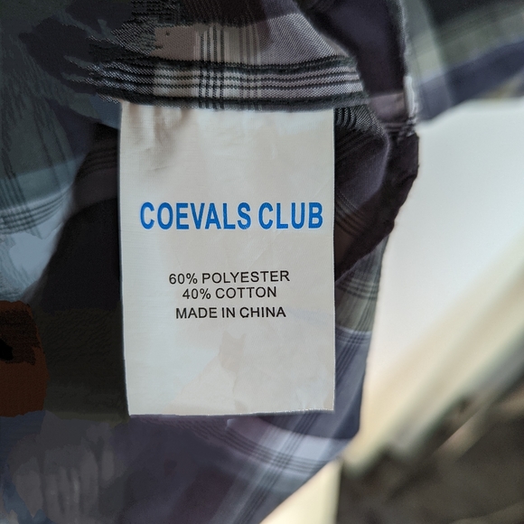 Pearl Snap Western Style Shirts XXL Plaid Lot 2 Pair Black White Gray Silver - Picture 14 of 16